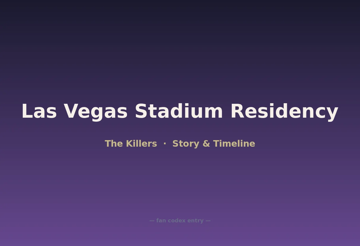 Las Vegas Stadium Residency